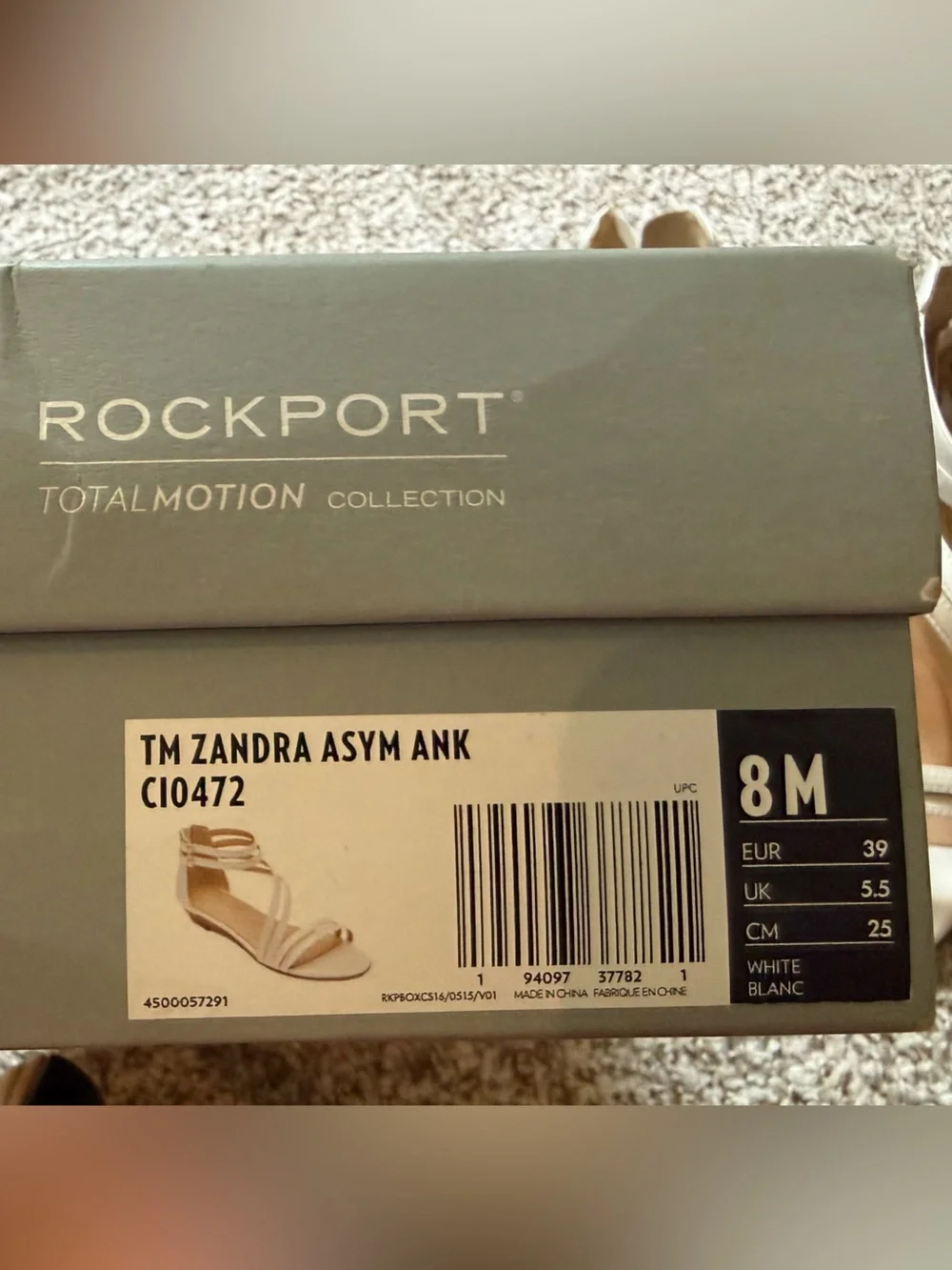 Rockport they sent